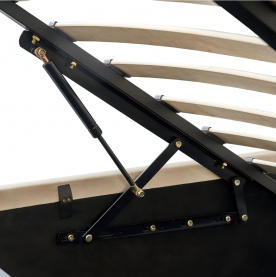 Ágy ráccsal. 180x200. sotétszürke Velvet szovet. PENELOPE