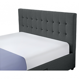 Ágy ráccsal. 180x200. szürke. MILARA