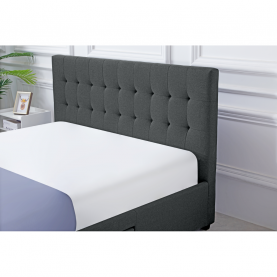 Ágy ráccsal. 180x200. szürke. MILARA