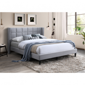 Ágy. 160x200. szürke Velvet szovet. BELATO