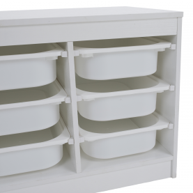 Rendszerező tárolódobozokkal. fehér. TRIMAL Rendszerező tárolódobozokkal. fehér. TRIMAL