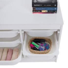 Rendszerező tárolódobozokkal. fehér. TRIMAL Rendszerező tárolódobozokkal. fehér. TRIMAL