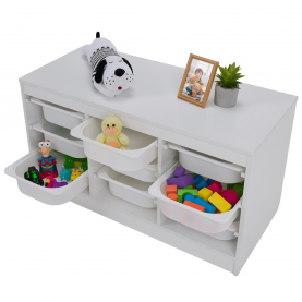 Rendszerező tárolódobozokkal. fehér. TRIMAL Rendszerező tárolódobozokkal. fehér. TRIMAL