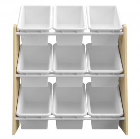 Rendszerező/játéktároló polc. természetes/fehér. BOIS Rendszerező/játéktároló polc. természetes/fehér. BOIS