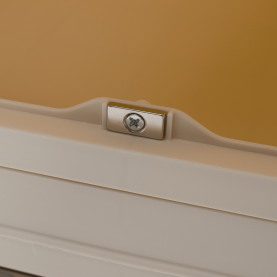 Összecsukható szekrény. fehér/barna. műanyag. POSA TYP 1