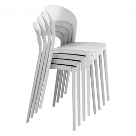Rakásolható szék. fehér. RADANA NEW Rakásolható szék. fehér. RADANA NEW