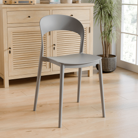 Rakásolható szék. szürke. RADANA NEW Rakásolható szék. szürke. RADANA NEW