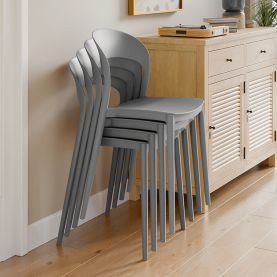 Rakásolható szék. szürke. RADANA NEW Rakásolható szék. szürke. RADANA NEW