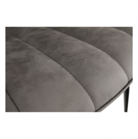 Szék. ekobőr világosszürke/fekete. HAZAL Szék. ekobőr világosszürke/fekete. HAZAL