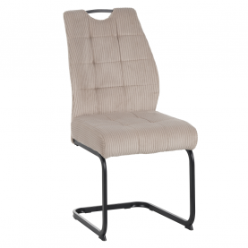 Étkezőszék. barnásszürke Taupe/fekete. KELMA Étkezőszék. barnásszürke Taupe/fekete. KELMA