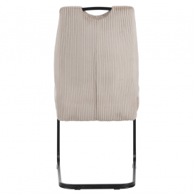 Étkezőszék. barnásszürke Taupe/fekete. KELMA Étkezőszék. barnásszürke Taupe/fekete. KELMA