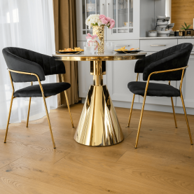 Étkezőasztal. arany/fehér márvány. GREIS TYP 1 Étkezőasztal. arany/fehér márvány. GREIS TYP 1