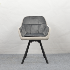 Forgó étkezőszék. szürke Velvet szovet. FLER