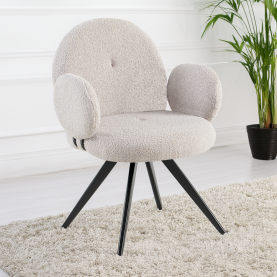 Forgószék. világosszürke/fekete. VASALA