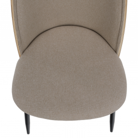 Étkezőszék. bézses barna/natúr fa/fekete. VUDIA Étkezőszék. bézses barna/natúr fa/fekete. VUDIA