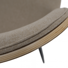 Étkezőszék. bézses barna/natúr fa/fekete. VUDIA Étkezőszék. bézses barna/natúr fa/fekete. VUDIA