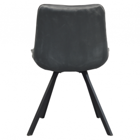 Étkezőszék. sotétszürke Velvet szovet/fekete. SAMIRA