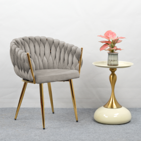 Étkezőszék. szürkésbarna Taupe Velvet szovet/gold króm arany. DEILA Étkezőszék. szürkésbarna Taupe Velvet szovet/gold króm arany. DEILA