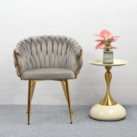 Étkezőszék. szürkésbarna Taupe Velvet szovet/gold króm arany. DEILA Étkezőszék. szürkésbarna Taupe Velvet szovet/gold króm arany. DEILA