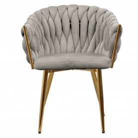 Étkezőszék. szürkésbarna Taupe Velvet szovet/gold króm arany. DEILA Étkezőszék. szürkésbarna Taupe Velvet szovet/gold króm arany. DEILA