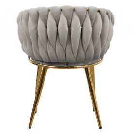 Étkezőszék. szürkésbarna Taupe Velvet szovet/gold króm arany. DEILA Étkezőszék. szürkésbarna Taupe Velvet szovet/gold króm arany. DEILA