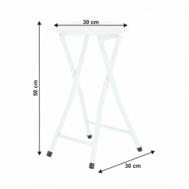 Összecsukható szék. fehér. AMADEO NEW