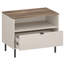 Éjjeliszekrény. kasmír/castello tolgy. EYCO 1S