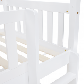 Montessori emeletes ágy. fehér. VENITA TYP 2