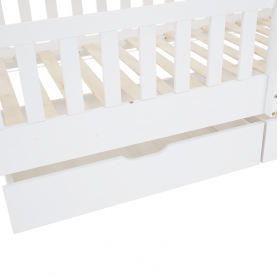 Montessori emeletes ágy. fehér. VENITA TYP 2