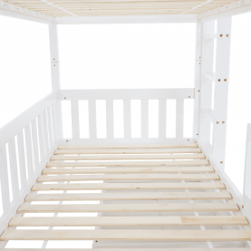 Montessori emeletes ágy. fehér. VENITA TYP 2