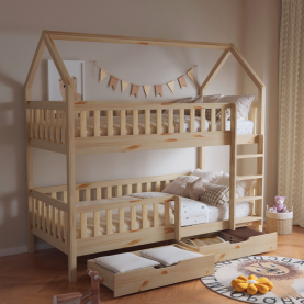 Montessori emeletes ágy. természetes. VENITA TYP 2 Montessori emeletes ágy. természetes. VENITA TYP 2