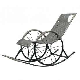 Hintaszék. rattan/fém. szürke. ROKIN Hintaszék. rattan/fém. szürke. ROKIN