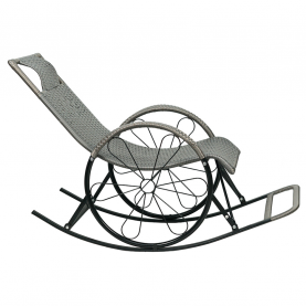 Hintaszék. rattan/fém. szürke. ROKIN Hintaszék. rattan/fém. szürke. ROKIN