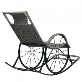 Hintaszék. rattan/fém. szürke. ROKIN Hintaszék. rattan/fém. szürke. ROKIN