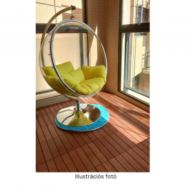 Függő fotel állvánnyal. átlátszó/ezüst/szürke. BUBBLE NEW TYP 3 Függő fotel állvánnyal. átlátszó/ezüst/szürke. BUBBLE NEW TYP 3