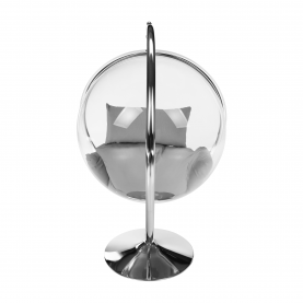 Függő fotel állvánnyal. átlátszó/ezüst/szürke. BUBBLE NEW TYP 3 Függő fotel állvánnyal. átlátszó/ezüst/szürke. BUBBLE NEW TYP 3
