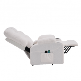 Állítható masszázs fotel. fehér. HUDSON Állítható masszázs fotel. fehér. HUDSON