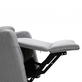 Állítható masszázs fotel. világosszürke. HUDSON Állítható masszázs fotel. világosszürke. HUDSON