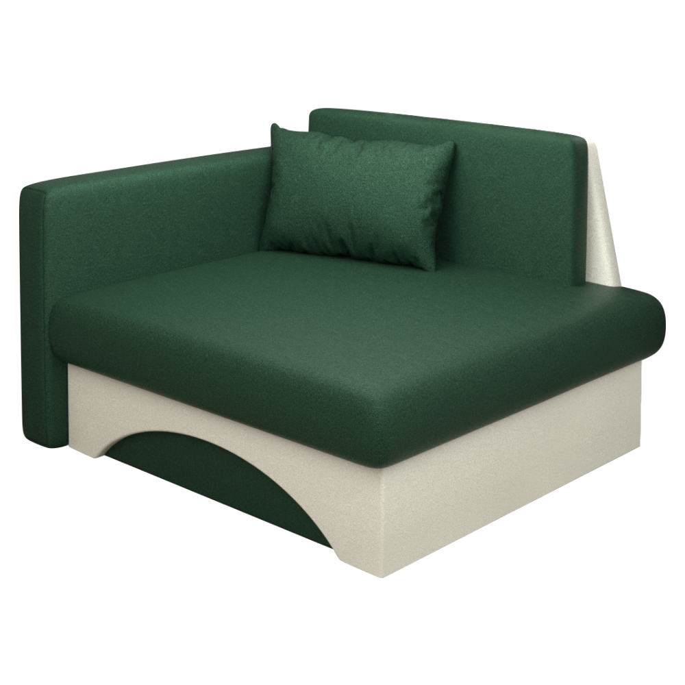 Kinyitható fotel. zold/bézs. KUBOŠ NEW UNI