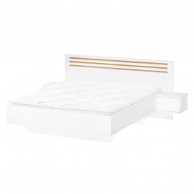 Hálószobai készlet. fehér/artisan tolgy. 160x200. FLORENS Hálószobai készlet. fehér/artisan tolgy. 160x200. FLORENS