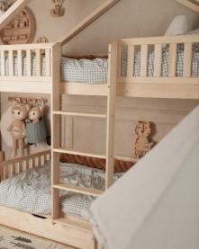 HOUSEBED PLUS emeletes házikó ágy ágyneműtartóval HOUSEBED PLUS emeletes házikó ágy ágyneműtartóval