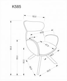 Étkezőfotel Barber K585 Étkezőfotel Barber K585