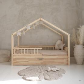 Házikóágy BELLO ágyneműtartóval