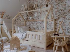 Házikóágy MAXI ágyneműtartóval