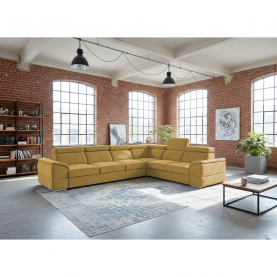 Ülőgarnitúra. mustárszínű Sereno szovet. SEGORIA LUX