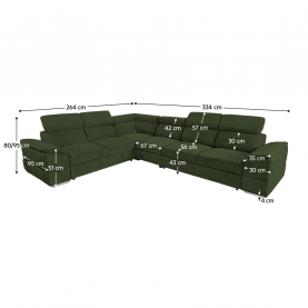 Ülőgarnitúra. sotétzold Sereno szovet. SEGORIA LUX Ülőgarnitúra. sotétzold Sereno szovet. SEGORIA LUX