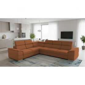 Ülőgarnitúra. terrakotta Majestic szovet. SEGORIA LUX