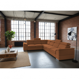 Ülőgarnitúra. terrakotta Majestic szovet. SEGORIA LUX