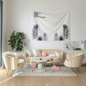 Art-deco stílusú fotel. bézs Velvet szovet/gold arany króm. NOBLEO