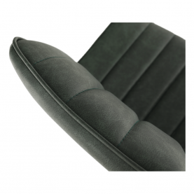 Szék. ekobőr zold/fekete. HAZAL